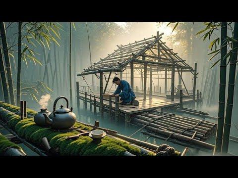 甘溪竹海清晨雾气缭绕如仙境